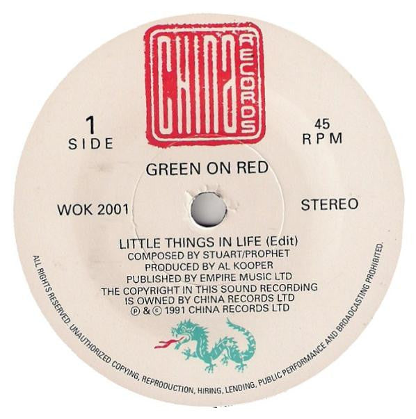 Green On Red - Little Things In Life - Used Vinyl Record 7" image 3