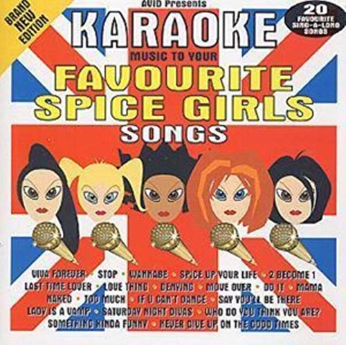 Various - Karaoke Music To Your Favourite Spice Girls Songs - CD image 1