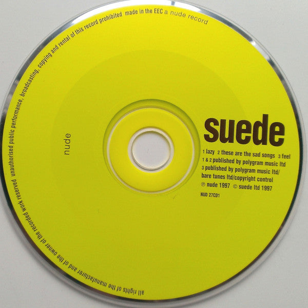 Suede - Lazy - Used CD image 3