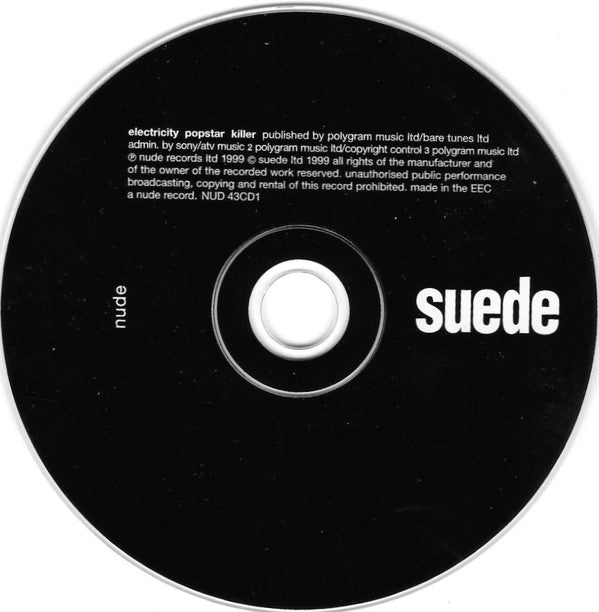 Suede - Electricity - Used CD image 3