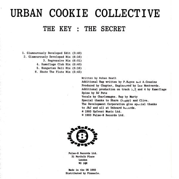 Urban Cookie Collect - Key : The Secret - Used CD image 7