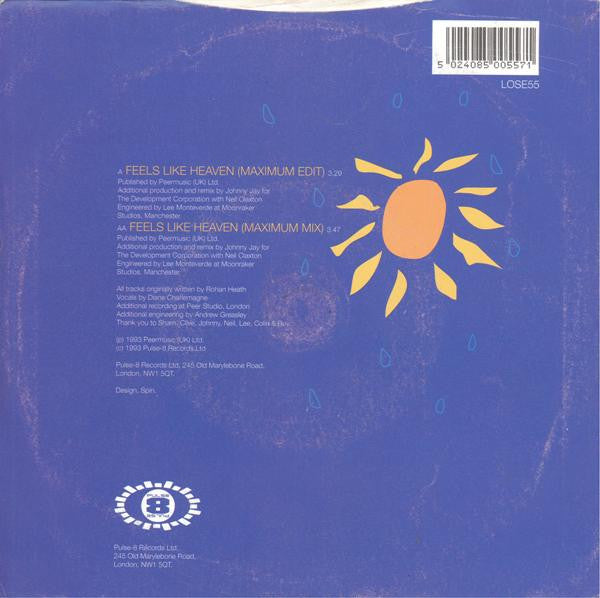 Urban Cookie Collect - Feels Like Heaven - Used Vinyl Record 7" image 2