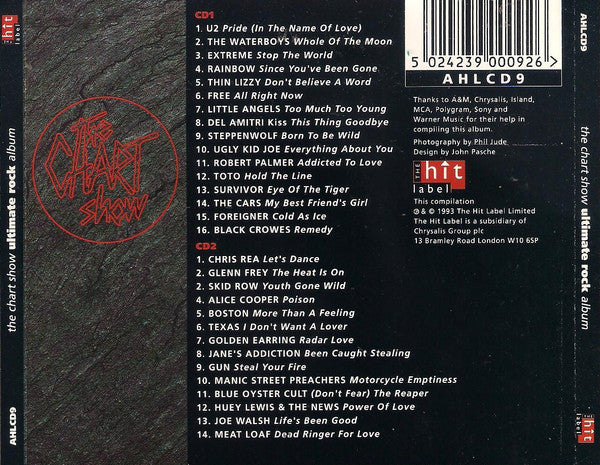 Various - Chart Show Ultimate Rock Album - Used CD image 2