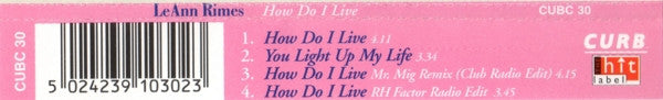 LeAnn Rimes - How Do I Live - Used CD image 3