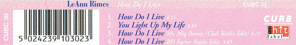 LeAnn Rimes - How Do I Live - Used CD image 6