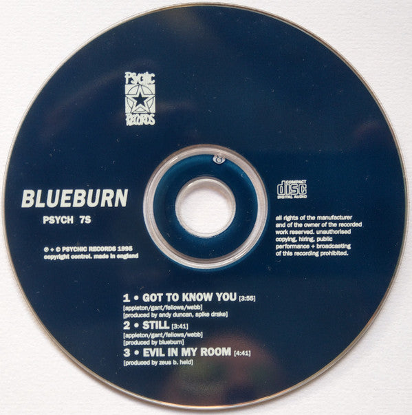 Burn - Got To Know You - Used CD image 4