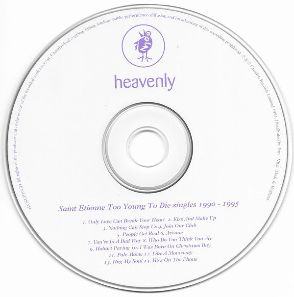 Saint Etienne - Too Young To Die (Singles 1990-1995) - Used CD image 7