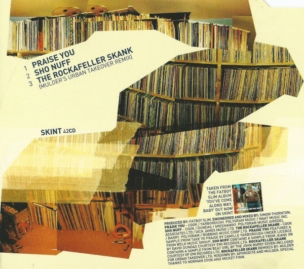 Fatboy Slim - Praise You - Used CD image 7