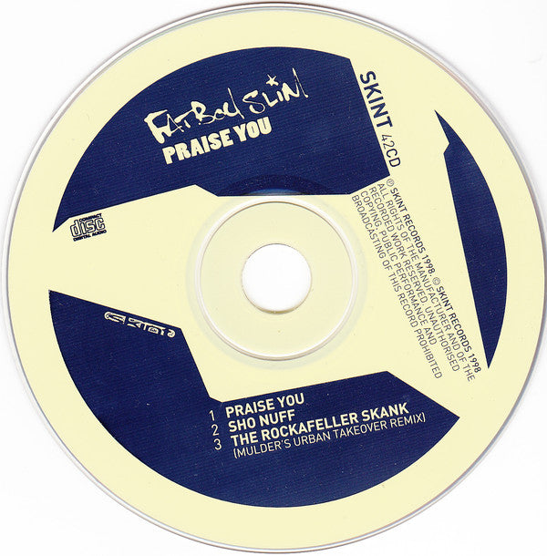 Fatboy Slim - Praise You - Used CD image 9