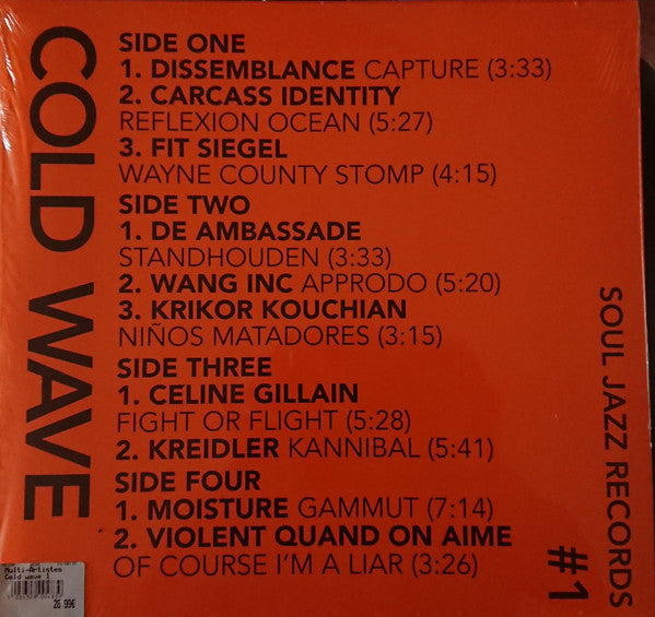 SOUL JAZZ RECORDS PR - COLD WAVE #1 - Vinyl Record 12" record image 2