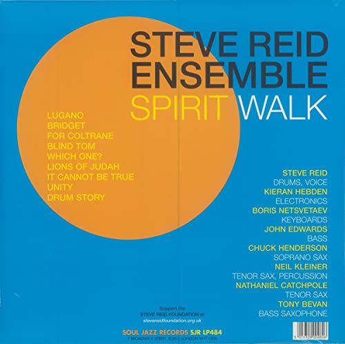 STEVE REID ENSEMBLE - SPIRIT WALK - Vinyl Record 12" RECORD image 2