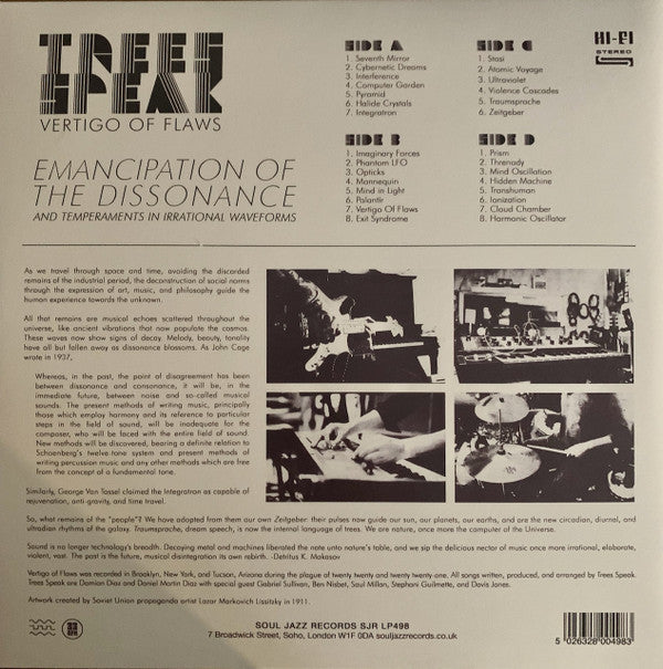 TREES SPEAK - VERTIGO OF FLAWS: EMANCIPATION OF THE DISSONAN - Vinyl R image 4