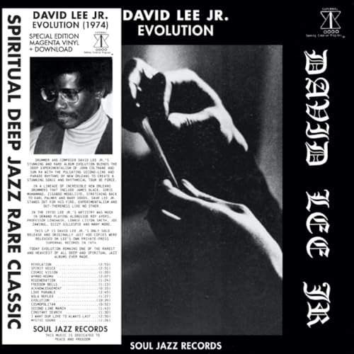 David Lee Jr. - Evolution Magenta coloured vinyl  RELEASE DATE 15/03/2 image 1