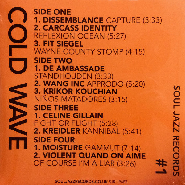 SOUL JAZZ RECORDS PR - COLD WAVE #1 - Vinyl Record 12" record image 2