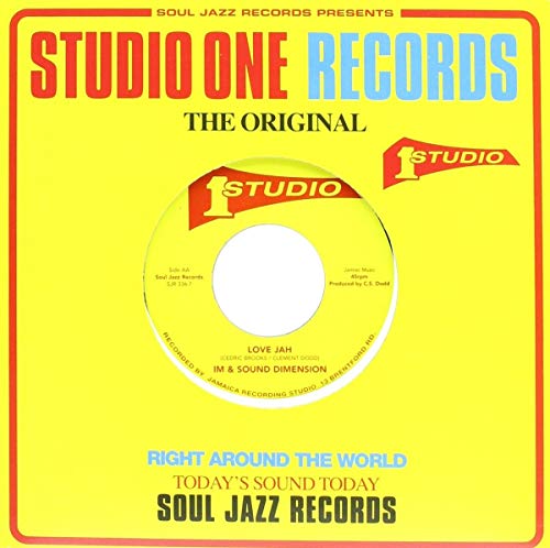 SOUL JAZZ RECORDS PR - GREEDY G / LOVE JAH - Vinyl Record 7" RECORD image 1