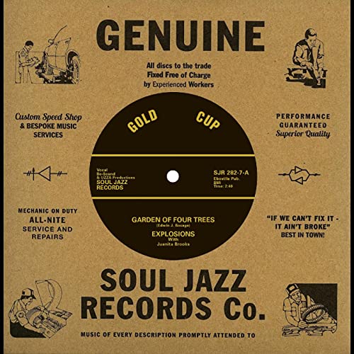 EXPLOSIONS FEAT. JUA - GARDEN OF FOUR TREES - Vinyl Record 7" RECORD image 1