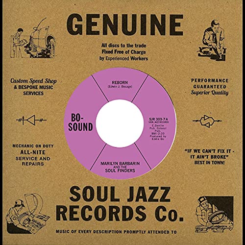 MARILYN BARBARIN & T - REBORN / BELIEVE ME - Vinyl Record 7" RECORD image 1