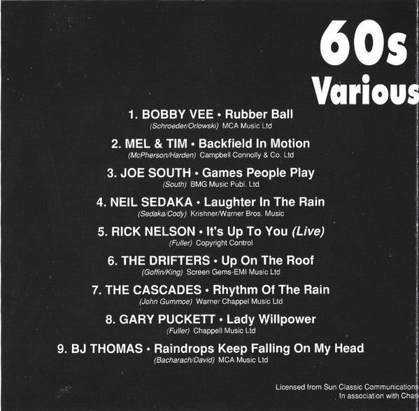 Various - 60s USA - Used CD image 3
