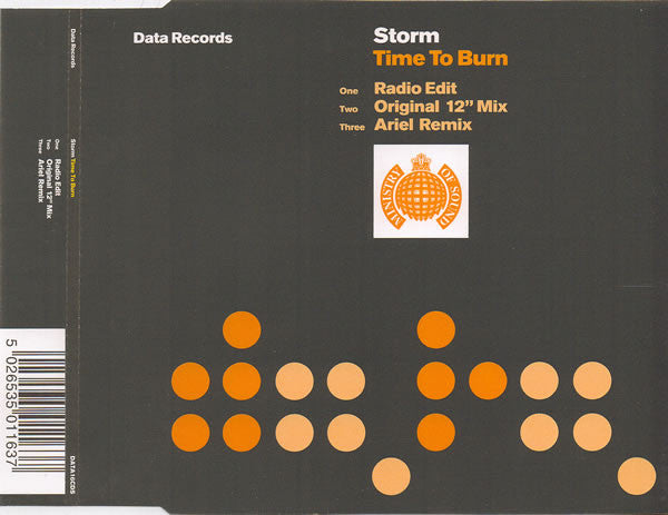 Storm - Time To Burn - Used CD image 1