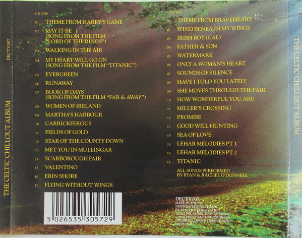 Ryan & Rachel O'Donn - Celtic Chillout Album - Used CD image 7