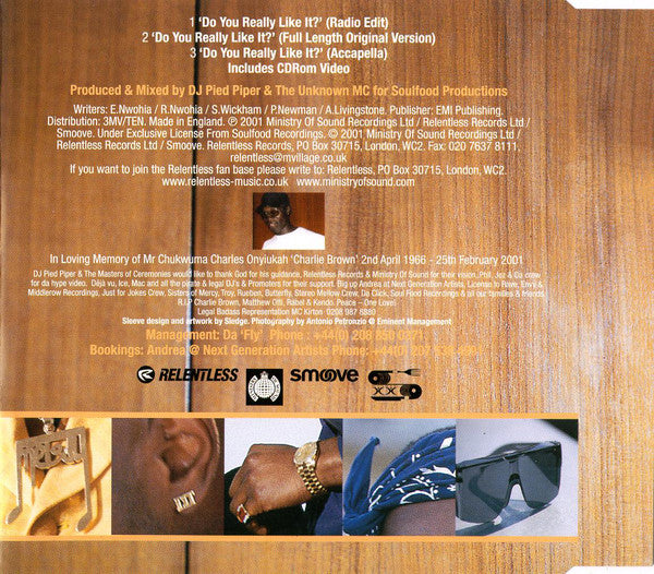DJ Pied Piper & The - Do You Really Like It? - Used CD image 2