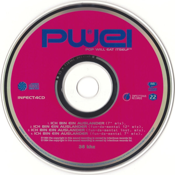 Pop Will Eat Itself - Ich Bin Ein Auslander - Used CD image 8