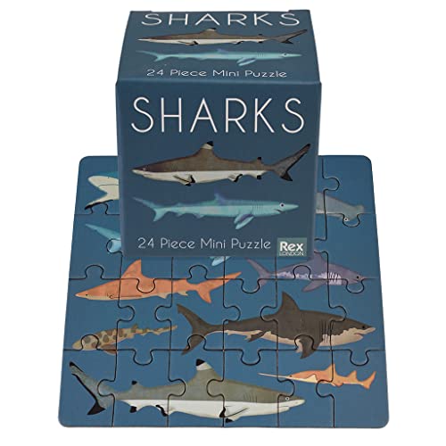 Mini jigsaw puzzle - Sharks - Non-book item image 1