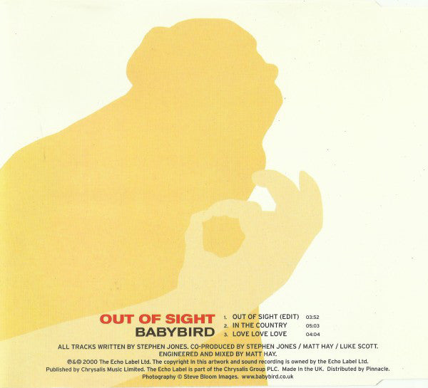 Babybird - Out Of Sight - Used CD image 2