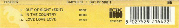 Babybird - Out Of Sight - Used CD image 7