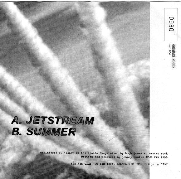 Fin - Jetstream - Used Vinyl Record 7" image 2