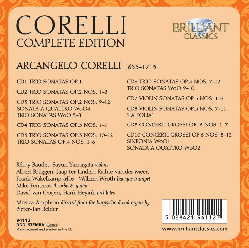 Arcangelo Corelli - Complete Edition • Gesamtwerk • L'Oeuvre Integra image 2