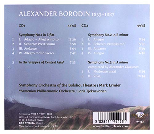Alexander Borodin - Borodin: Symphonies Nos. 1-3/In the Steppes of Centr image 2