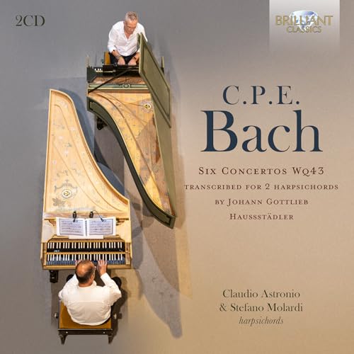 CLAUDIO ASTRONIO/STE - C.P.E BACH SIX CONCERTOS WQ43 - CD image 1