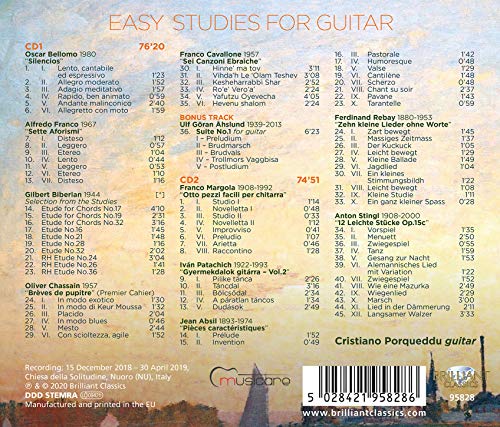 CRISTIANO PORQUEDDU - EASY STUDIES FOR GUITAR  VOL. - CD image 2