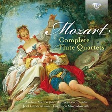 ANDREA MANCO  ANDREA - MOZART COMPLETE FLUTE QUARTET - CD image 1