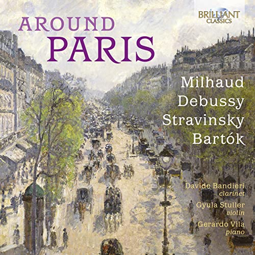 DAVIDE BANDIERI  GYU - AROUND PARIS MILHAUD  DEBUSSY - CD image 1