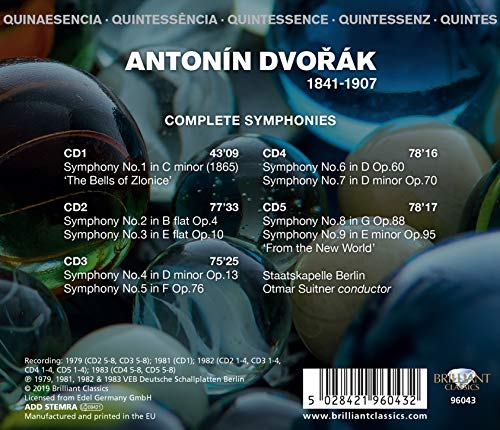 STAATSKAPELLE BERLIN - QUINTESSENCE DVORAK COMPLETE - CD image 2