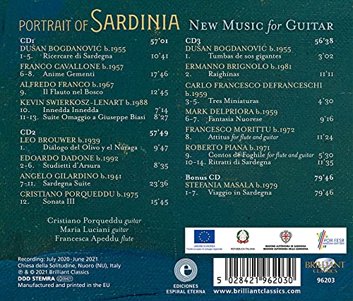 CRISTIANO PROQUEDDU - PORTRAIT OF SARDINIA  NEW MUSI - CD image 2