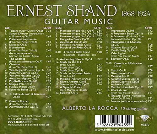 ALBERTO LA ROCCA - SHAND GUITAR MUSIC - CD image 2