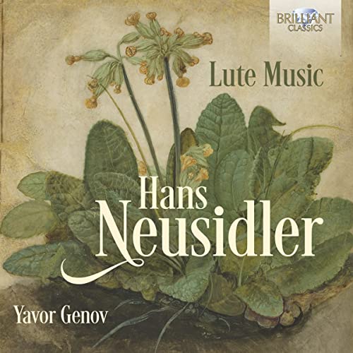 YAVOR GENOV - NEUSIDLER LUTE MUSIC - CD image 1