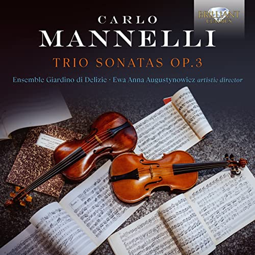 ENSEMBLE GIARDINO DI - MANNELLI TRIO SONATAS OP.3 - CD image 1