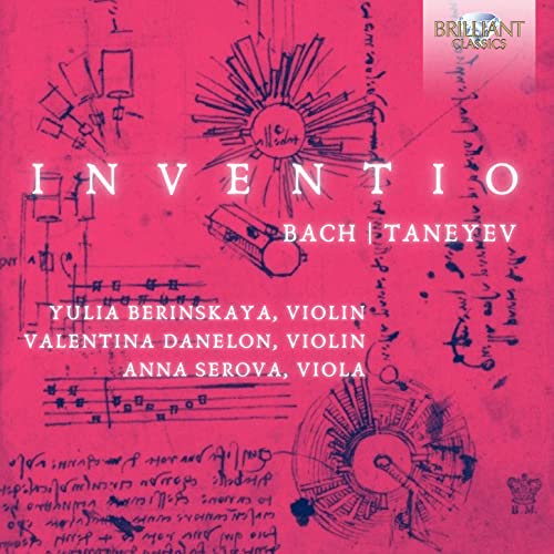YULIA BERINSKAYA/VAL - J.S. BACH  TANEYEV INVENTIO - CD image 1