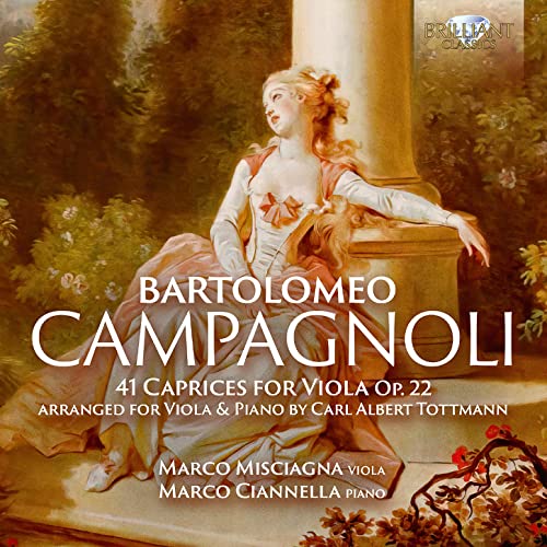 MARCO MISCIAGNA/MARC - CAMPAGNOLI 41 CAPRICES FOR VI - CD image 1