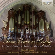 MANUEL TOMADIN - FROM VENICE TO LEIPZIG  ORGAN - CD image 1