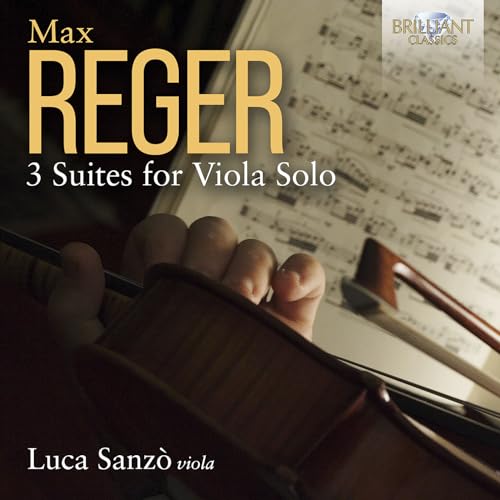 LUCA SANZO - REGER 3 SUITES FOR VIOLA SOLO - CD