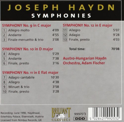 FRANZ JOSEPH HAYDN - HAYDN - SYMPHONIES COMPLETE - CD30 image 7