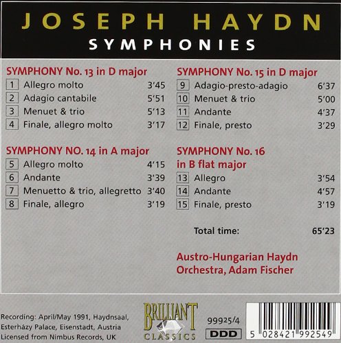 FRANZ JOSEPH HAYDN - HAYDN - SYMPHONIES COMPLETE - CD30 image 9