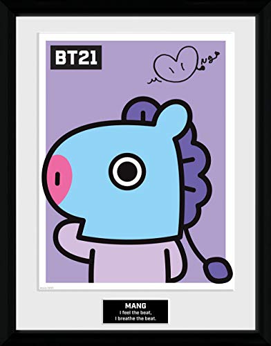 BT21 - Mang Framed Print 30cm x 40cm - Framed Print image 1