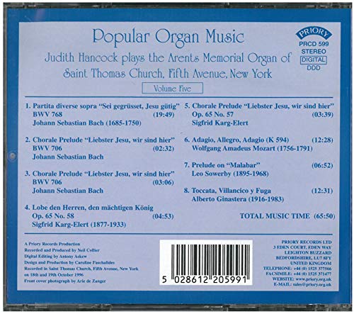 Popular Organ Music - CD image 2
