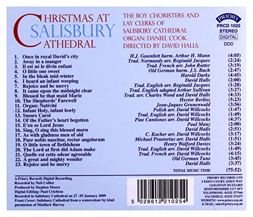 Choir of Salisbury C - Christmas at Salisbury Cathedral - CD image 2
